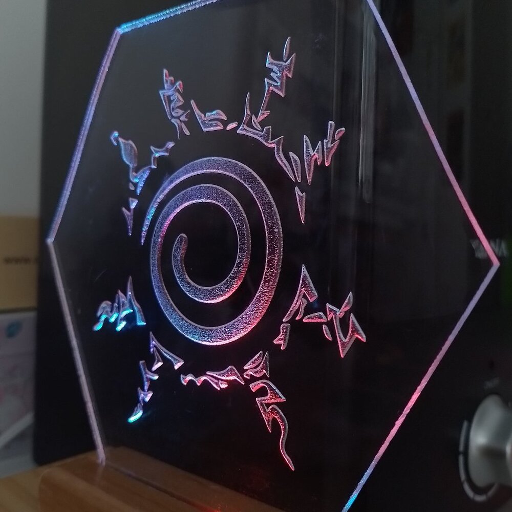 Night light with a Naruto anime design🐰